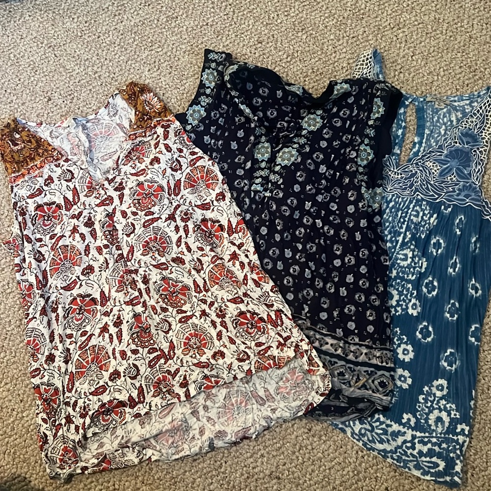 Lot of lucky brand size medium shirts